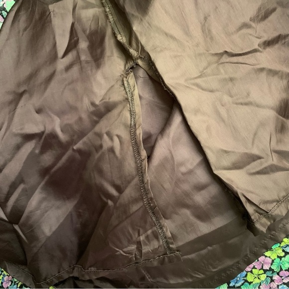 Vintage Colourful Skirt Size 14 Pleated Ditsy Floral Full Fairy Whimsy Midi - Picture 10 of 11